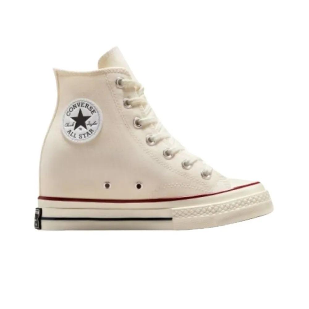 Кеды Converse Chuck Taylor 70 на танкетке, цвет Egret, на платформе, высокие, из канваса A12562C 230