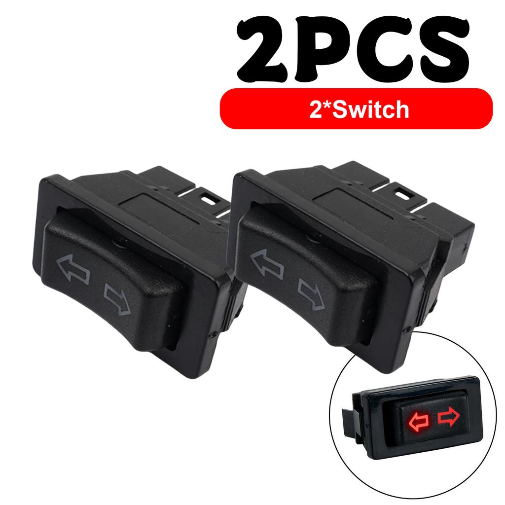 Electric Car Window Lifter Switch Button 5 Pin 12V 20A Universal Auto Power Control Master Red/Blue LED Light Interior Accessory