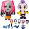 =NEW Anime Kpop Demons Hunters Plush Cute Purple Tiger Black Hat Magpie With 3 Eyes Monster Hunt Girl Group Doll For Fans Gifts