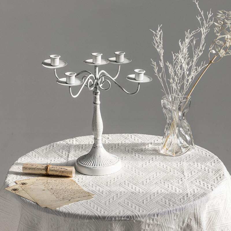 1/3/5 European Retro Candlestick Decoration Household Romantic Candlelight Dinner Wedding Shooting Props