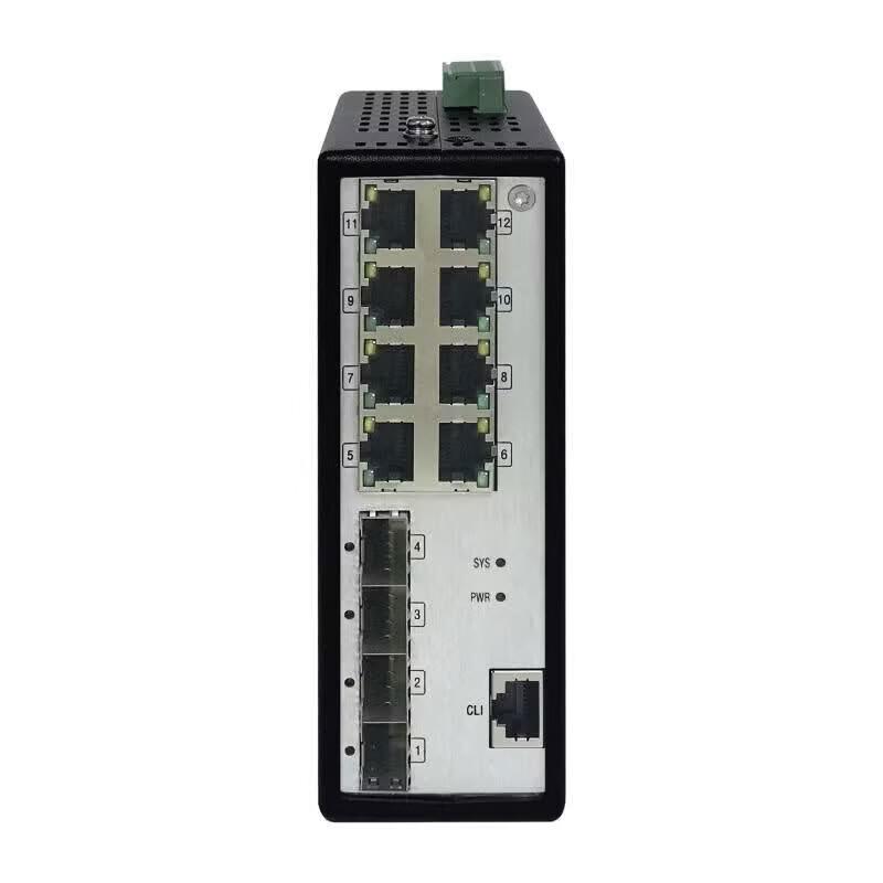Hikvision Layer 2 Full Gigabit Managed Industrial PoE Switch CN Plug (adapter Included)