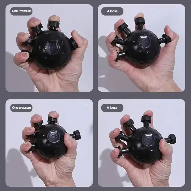 Five-Finger Trainer with Grip Ball,Finger Rehabilitation Device,Hand Strength Training, Wrist Gripper, Portable Finger Exerciser