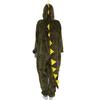 2025 Army Green Spiky Dragon Onesie Pajamas for Men & Women - Cute Cartoon Cosplay