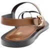 Zara Pu Comfortable Flat Versatile Strap Sandals Women Sandals Brown 2617510105