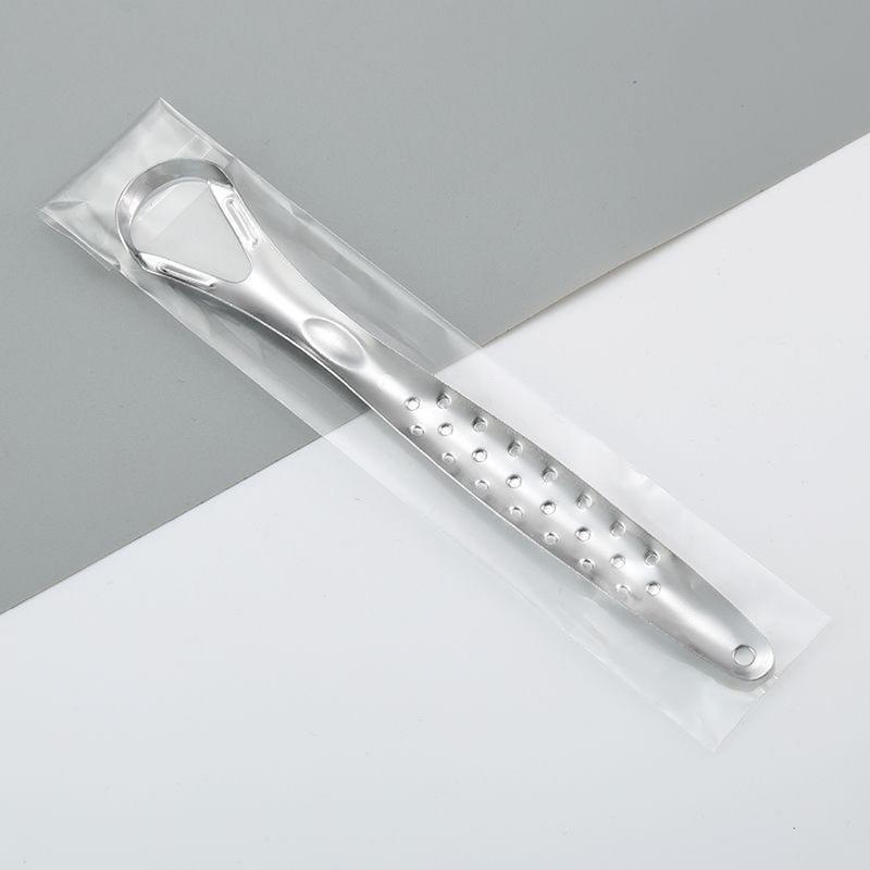Stainless Steel Tongue Scraper Cleaners For Oral Hygiene Tongue Scraper Toothbrush Tongue Scraper Cleaning Brush