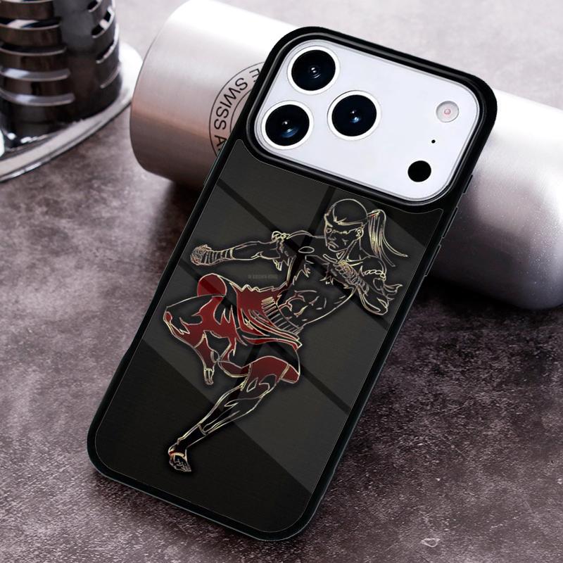 Muay Thai Phone Case for iPhone 17 16 15 Pro Max Air 14 13 12 11 Plus Shockproof Capa Cover