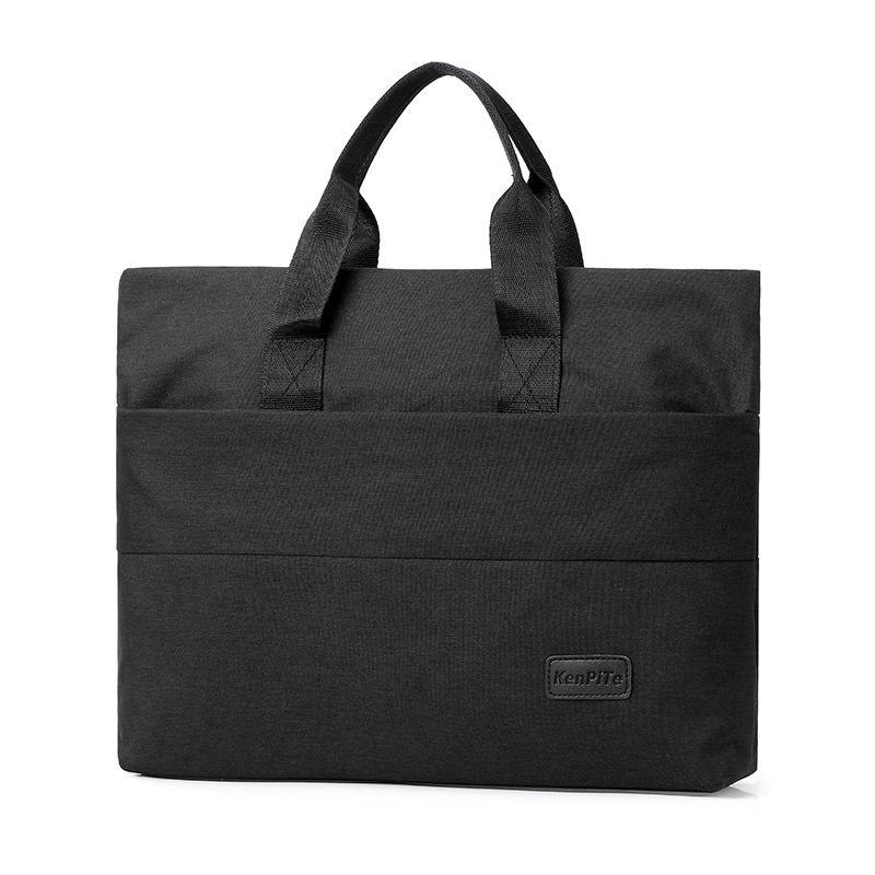 15.6 inch men's simple nylon briefcase portable file bag