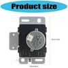 Quick Installation Dryer Timer Metal Texture Dryer Replacement Part Suitable for Various Brands Easy Setup in Minutes