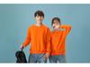 Autumn Solid Color Crew Neck Custom Sweatshirt for Couples & Groups