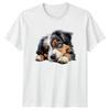 Sleeping Puppy Dogs Animals Unisexs TShirt Unisexs Tee Graphic Unisex Top d