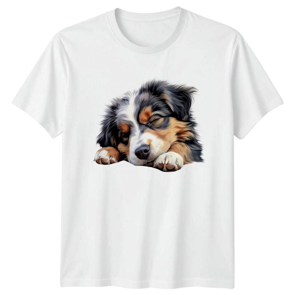 Sleeping Puppy Dogs Animals Unisexs TShirt Unisexs Tee Graphic Unisex Top d S