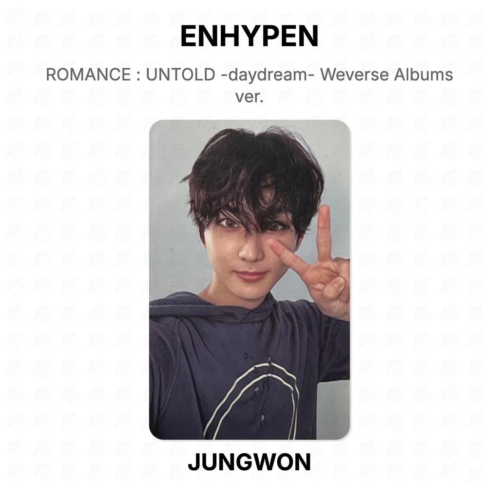 ENHYPEN-ROMANTIK : UNTOLD -daydream- Weverse Alben Version. Offizielle Fotokarte
