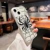 Clear Spider Web Pattern Phone Case for iPhone 17 Pro Max