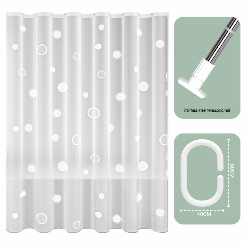 Luxury Eco-Friendly Waterproof & Mildew-Resistant Shower Curtain