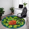 1pc Rose Stained Glass Chair Carpet for Office  Machine Washable Rug for Office,  Good Gift for Family or Friends Yy251225201