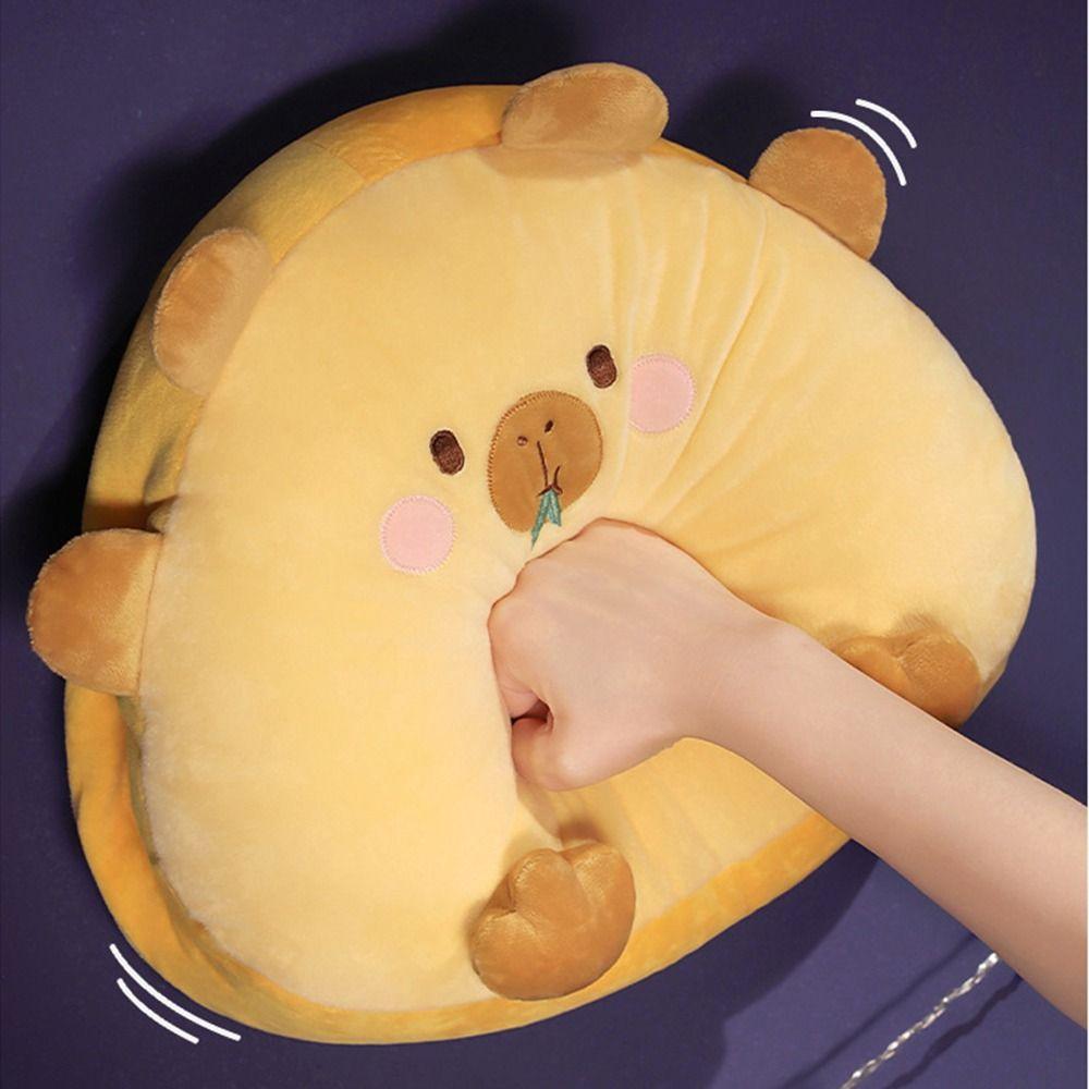 Air Conditioning Blanket Cartoon Hand Warmer 3-in-1 Office Backrest Household Waist Back Headboard