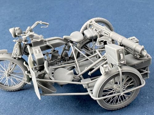 Copperstate Models 1/32 Vickers-Clynow MK.IV Motorcycle 3D Printer Kit COPB32003 (Military Vehicle)