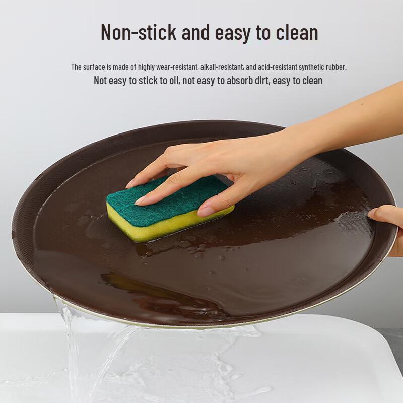 Jinwanfu Non-slip Plastic Serving Tray