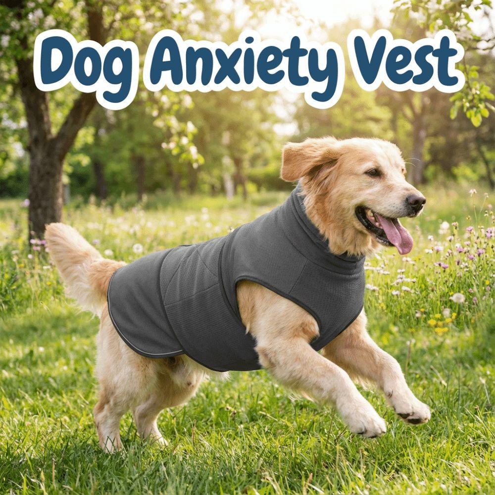 Pet Supplies Elastic Dog Anxiety Vest Reflective Warm Dogs Calming Jacket Soft Windproof Pet Anti-Scare Pullover Rainy Day