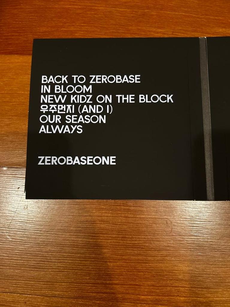 [USED] ZEROBASONE YOUTH IN THE SHADE Zhang Hao