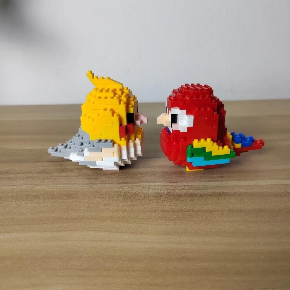 3D Bird Micro-particle Building Blocks DIY Parrot Mini Diamond Building Block