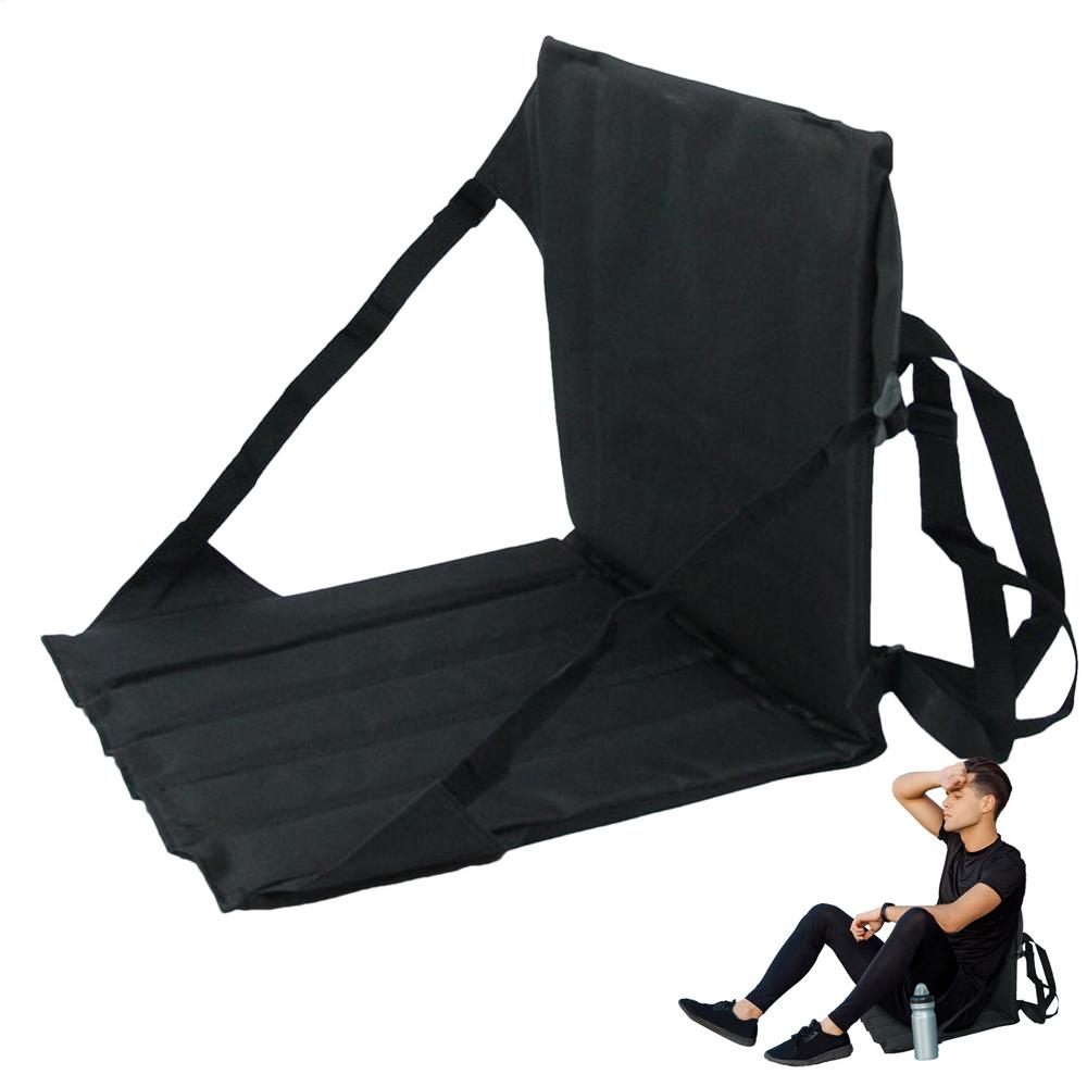 Stadium Seats with Back Support Bleacher Cushion with Back Support Portable Floor Sitting Cushion for Outdoor Boat Tailgating
