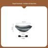 Diren Frosted Ink Wash Glass Serving Plates & Bowls