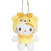 Nakajima Corporation Hello Kitty Tiny Charm Transformation Yellow Plush Toy 11x8.5x4.5cm