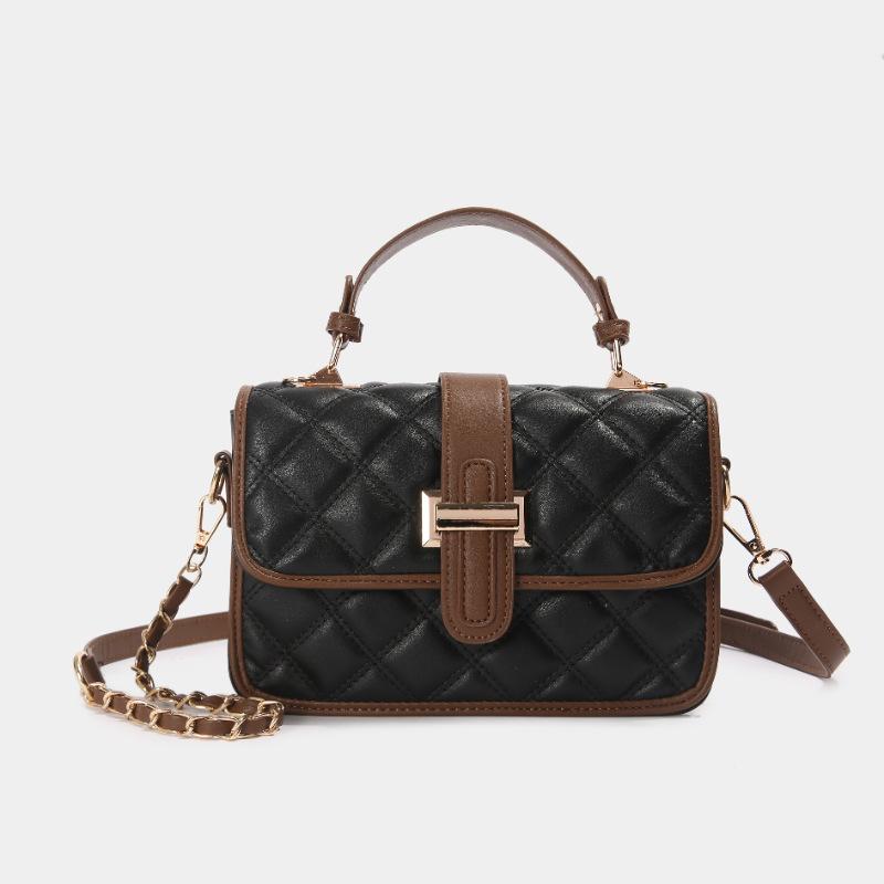 

новая мода алмазная цепочка сумка-мессенджер женская мода Джокер маленькая сумка текстура портативная сумка на плечо прилив