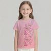 Kids T Shirt Short Sleeve Tee Gradient Butterfly Girls Clothes 5 to 6 Years Tops Tees Children's T-Shirt Round Neck Girl Blouse
