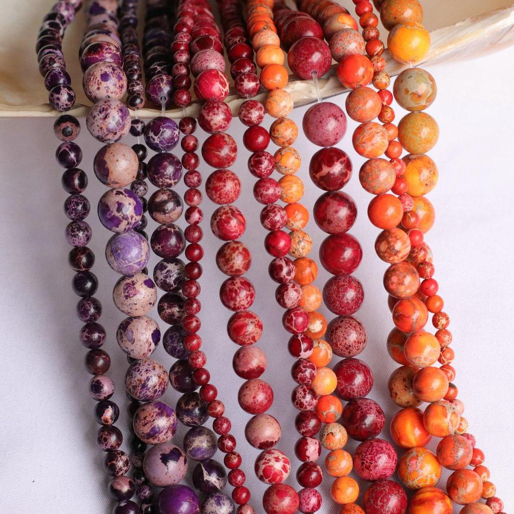 Emperor Pine Natural Stone Beads for DIY Jewelry Accessories
