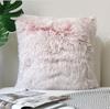 18" Soft Fur Double Faced Plush Throw Pillow Cases Home Decor Sofa Cushion Cover