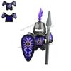 Medieval Military Soldiers Figures MOC Building Blocks Castle Black Eagle Wolf Octopus Griffin Ancient Knight Waffen Bricks Toys