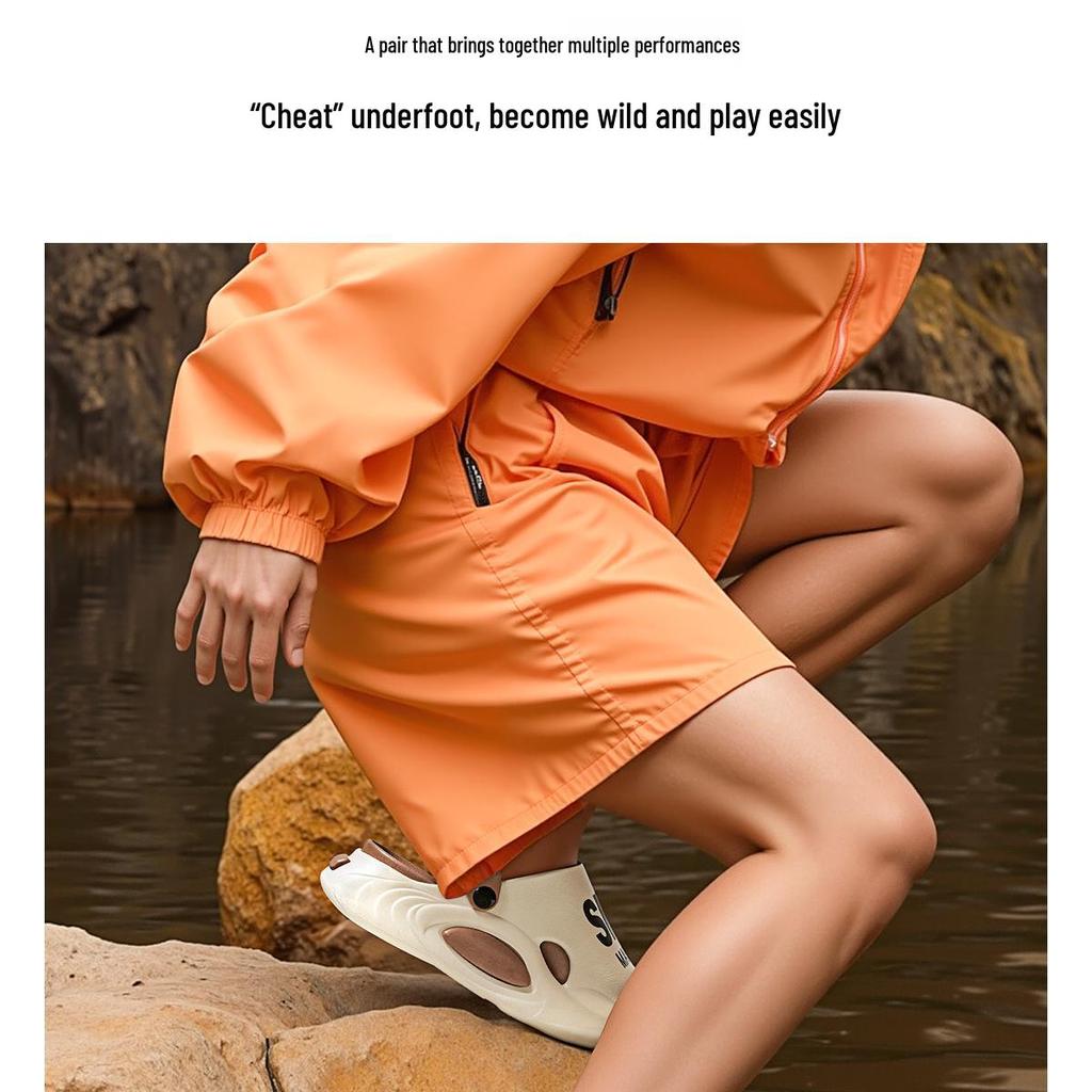 Lidani Men's Non-Slip EVA Summer Sandals: Thick Sole, Height-Enhancing Outdoor Sports and Beach Slippers