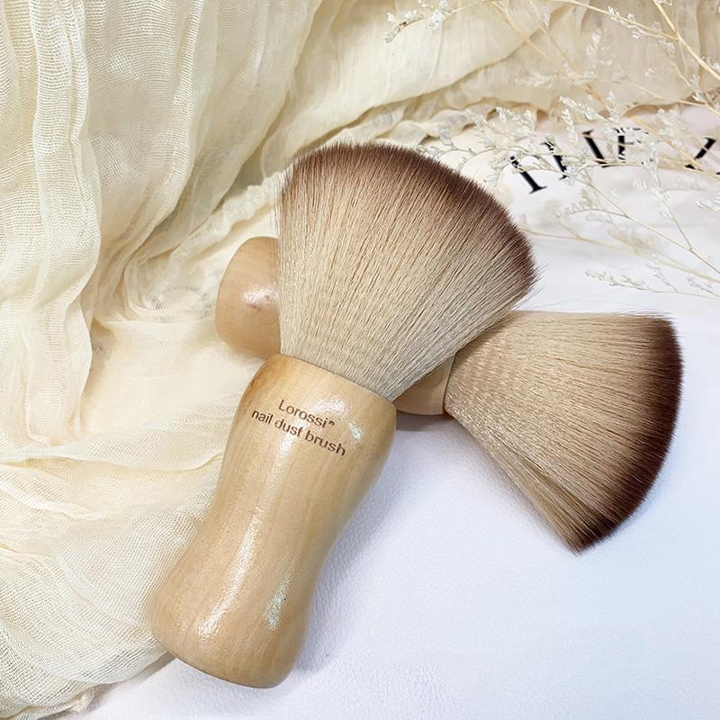 

Professionals Fluffy Nails Art Brush Round Wood Handle Dust Cleaning Makeup Brush Manicure Accessories Salon Equipment Tools
