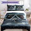Juego de Ropa de Cama de 3 Piezas Assassin's Creed Cierre de Funda Nórdica Incluye 1 Funda Nórdica y 2 Fundas de Almohada, Suave y Cómodo para Todas las Estaciones.
