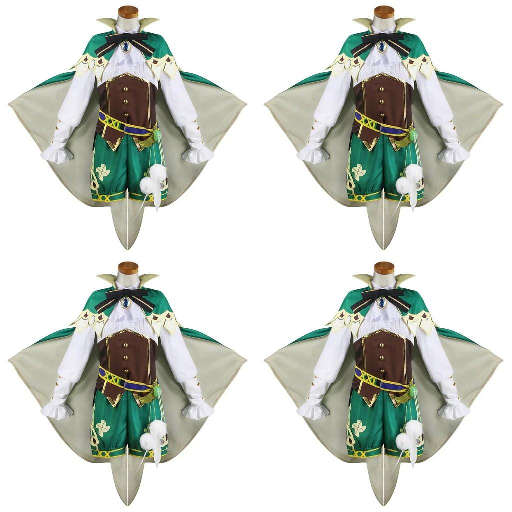 Charmant Genshin Impact Venti Cosplay Volledige Set Kostuum Voor Vrouwen In Alle Maten