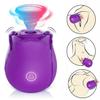 Aidier Rose Sucking Vibrator Clit Sucker Dildo Women G-spot Massager Sex Toy for Women