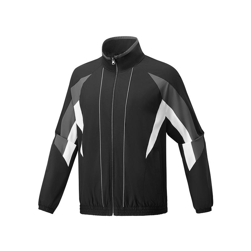 Skechers Comfortable Versatile Fashionable Soft High Neck Jacket Unisex Jacket Carbon-Black P225U113-0018 L