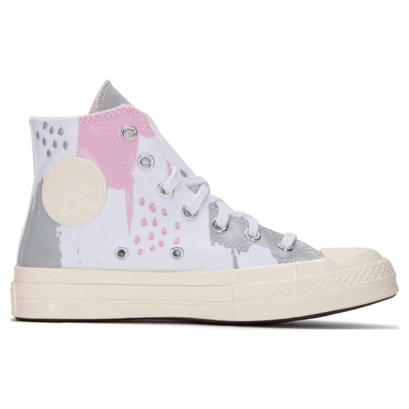 Converse All Star Trendy Casual High Top Canvas Shoes Unisex Sneakers White A04214