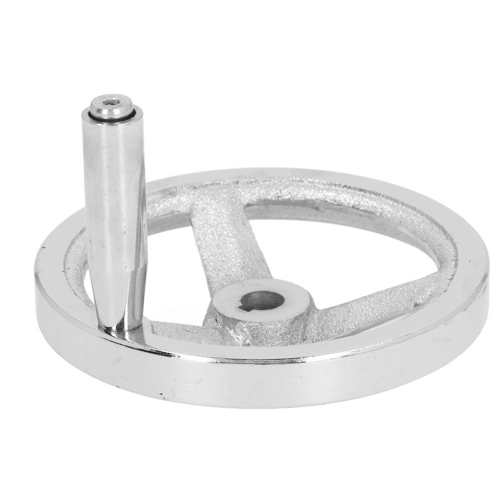 Runde Form Gusseisen Handrad Gusseisen Material Handrad mit Griff Für Drehmaschine