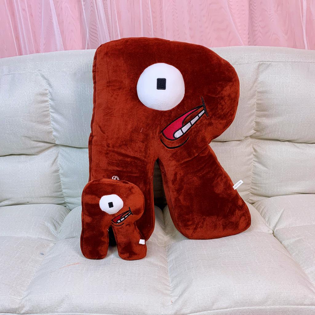 Palavra Brinquedo de Pelúcia Maternal Letras Numéricas Inglesas Bicho de Pelúcia Boneca de Pelúcia Brinquedo Educacional Infantil Presente de Aniversário