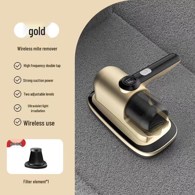 "Handheld Wireless UV Sterilizer & Vacuum for Bed/Dust Removal"