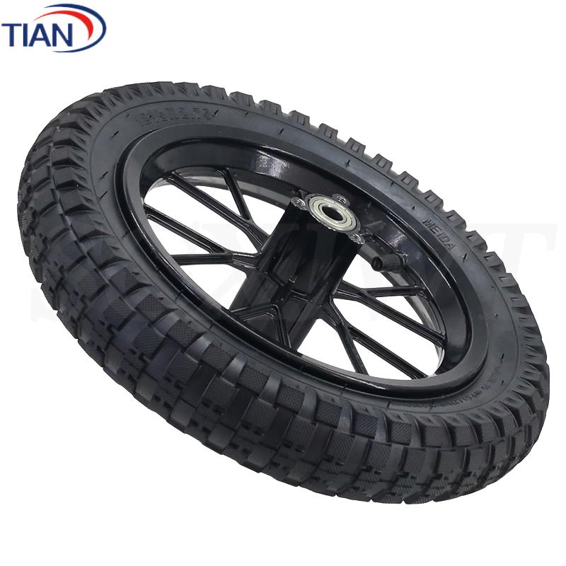 Hochwertiges Kinder-Minimotorrad 12 1/2X2.75 Hinterrad Luftreifen Schlauch Felge Auto Aluminiumrad
