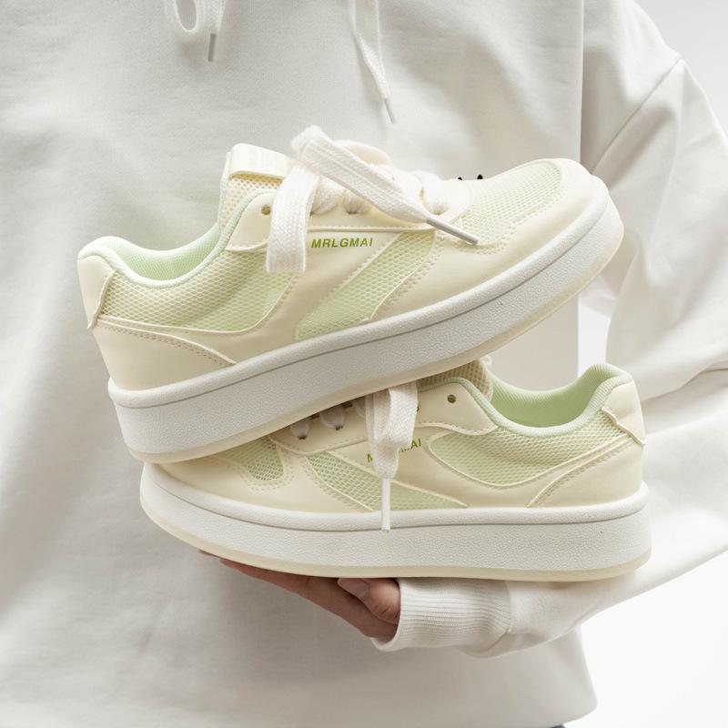 All-match White Shoes Mesh Women's Shoes Breathable Sneakers Fashionable Casual Shoes