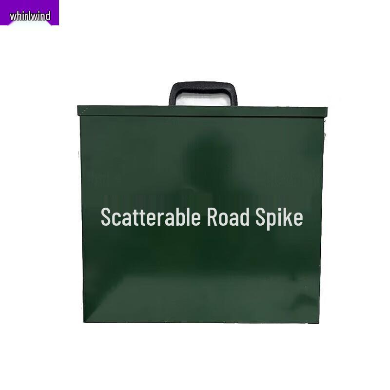 Dispersible Tire Spike Roadblock