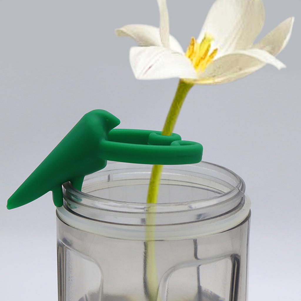 Clips for Plant Support Stakes Plant Propagation Buddy Cute Plastic Bird Plant Supports Plant Stems Scaffolding for