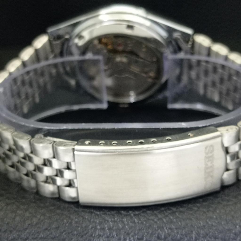 VINTAGE REFURBISHED SEIKO 5 AUTOMATIC 6309A JAPAN MENS RED DIAL WATCH a441240-4