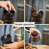 Camping Coffee Grinder Coffee Grinder Set Manual with Glass Jar Adjustable Ceramic Burr Large Capacity Hand for Home Travel