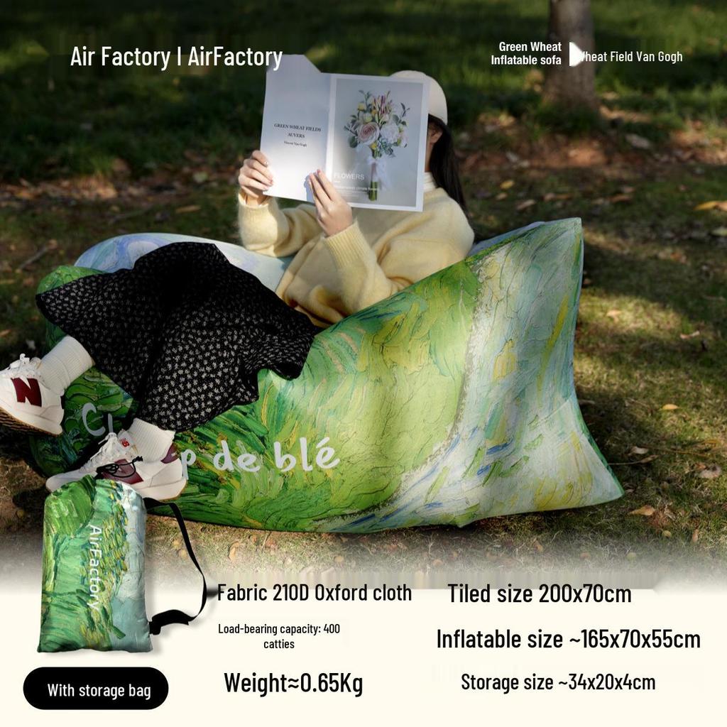 Tragbares aufblasbares Sofabett für Camping im Freien & Entspannung am Strand